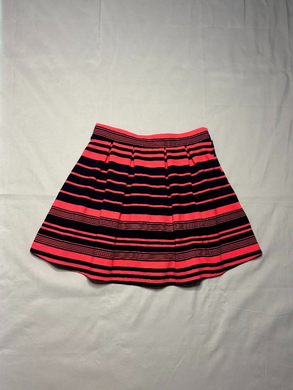 Twik Pink And Black Striped Skirt Size Juniors Small